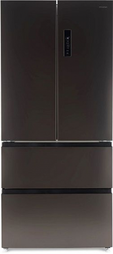 Холодильник Side-by-Side отдельностоящий Hyundai CM55043F черная сталь 2033155