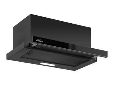 Встраиваемая вытяжка Elikor Slide Glass 50П-1000, управление кнопочное, черный [227274] 227274