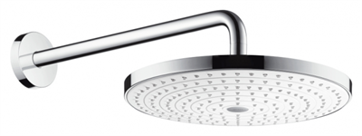 Верхний душ Hansgrohe Raindance Select S 300 2jet 27378400, с держателем, белый/хром 27378400