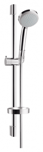 Душевой гарнитур Hansgrohe Croma 100 Vario 27771000, 90 см, корпус хром, лицевая часть белая 27771000