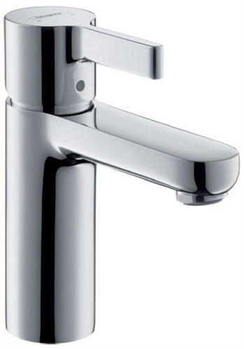 Смеситель для раковины Hansgrohe Metris S 31068000, без донного клапана, хром глянцевый 31068000