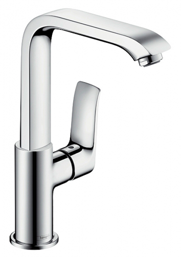 Смеситель для раковины Hansgrohe Metris 31087000 высокий, со сливным гарнитуром 31087000