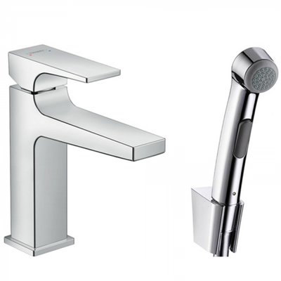 Смеситель Hansgrohe Metropol 32522000 для раковины с гигиеническим душем 32522000