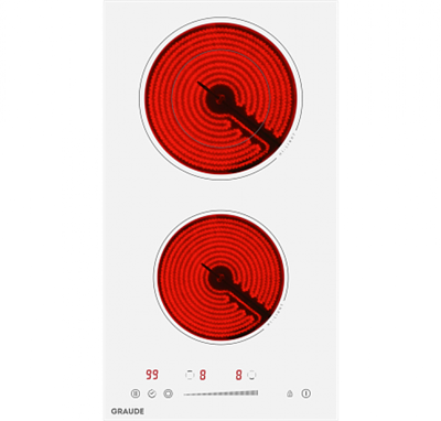 Встраиваемая электрическая варочная панель Graude EK 30.0 W 00-00000380