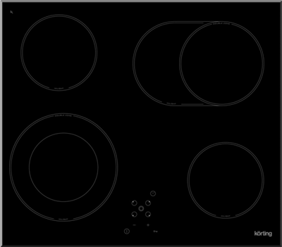 Встраиваемая электрическая варочная панель Korting HK 62051 B 00000001261