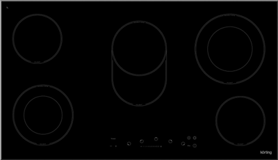 Встраиваемая электрическая варочная панель Korting HK 93551 B 00000007518