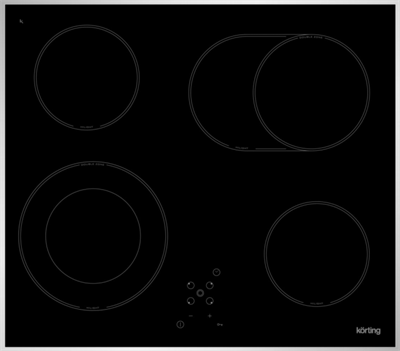Электрическая варочная панель Korting HK 62051 X 00000007720