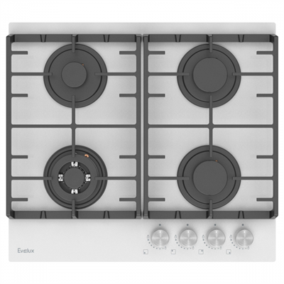 Встраиваемая газовая варочная панель EVELUX HEG 650 WG 00000018460