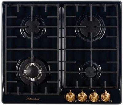 Встраиваемая газовая варочная панель Kuppersberg FV 6 TGRZ ANT bronze 00005586