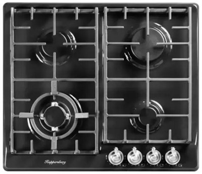 Встраиваемая газовая варочная панель Kuppersberg FV 6 TGRZ ANT silver 00005588