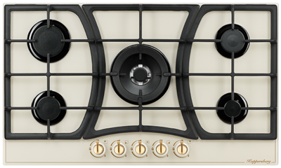 Встраиваемая газовая варочная панель Kuppersberg FG 903 C bronze 00006464