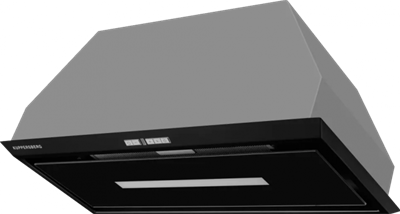 Встраиваемая вытяжка Kuppersberg Intro 70 black 00006509