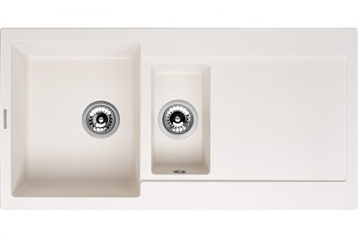 Кухонная мойка Kuppersberg Modena 1,5B2D WHITE ALABASTER 00008336