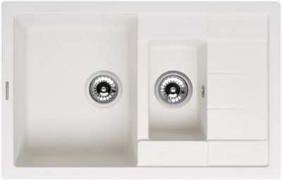 Кухонная мойка Kuppersberg Modena 1,5B1D white 00008341