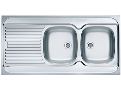 ALVEUS CLASSIC 100R NAT-60, мойка, нержавеющая сталь, правая (в комплекте с сифоном 1071240) 1009085