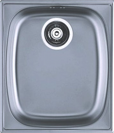 ALVEUS BASIC 10 LEI-90, мойка, нержавеющая сталь лен (в комплекте с сифоном1130550) 1082196