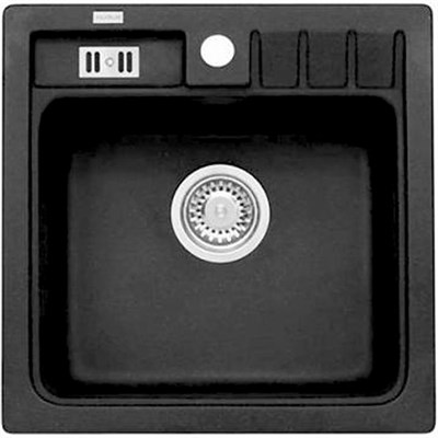 Кухонная мойка Alveus NIAGARA 20 CARBON-G91 черный (1089484) с сифоном 1105419 1089484