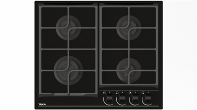 Встраиваемая газовая варочная панель Teka GBC 64100 KBN black 112580037