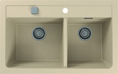 Кухонная мойка Alveus ATROX 50 TERRA-G22 песчаный (1131999) 1131999