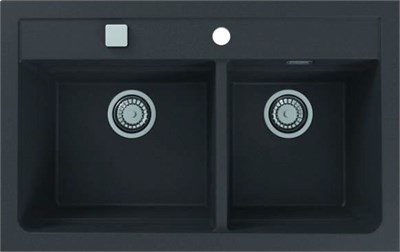 Кухонная мойка Alveus ATROX 50 CARBON-G91 черный (1132002) 1132002