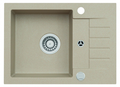 ALVEUS GRANITAL GENESIS AMARO 30 G55, мойка, гранит, бежевый 1134166