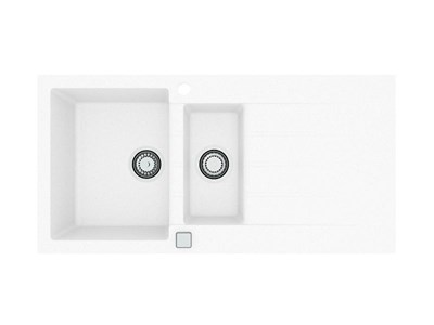 ALVEUS ALVEUS GRANITAL CADIT 80 G11 ARCTIC 1000х500 в комплекте с сифоном 1132822 1140599