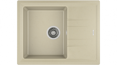 Гранитная мойка Teka STONE 45 S-TG 1B 1D Топаз Бежевый 115330046