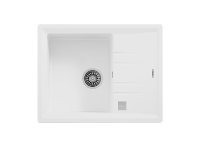 Гранитная мойка Teka STONE 45 S-TG 1B 1D Белый Арктик 115330047