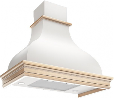 Elikor Аркада Валенсия 90П-650-П3Д белый муар/дуб неокр вытяжка классическая 142677