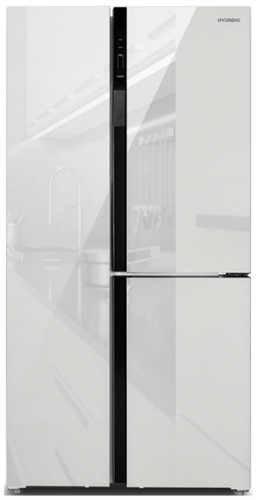 Холодильник Hyundai CS6073FV белое стекло 1455462