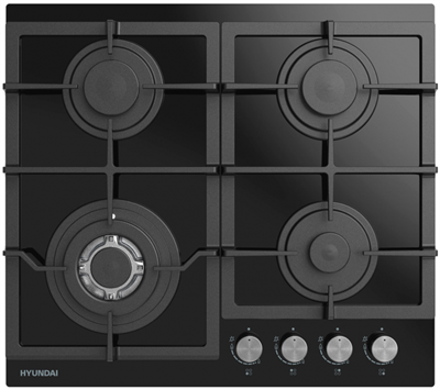 Встраиваемая газовая варочная панель Hyundai HHG 6436 BG 1598815