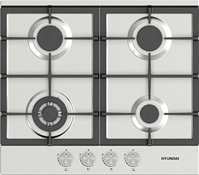 Встраиваемая газовая варочная панель Hyundai HHG 6434 IX 1691682