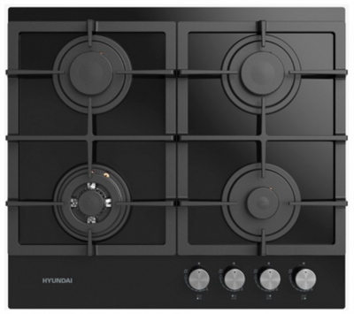 Встраиваемая газовая варочная панель Hyundai HHG 6434 BG 1691703