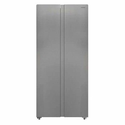 Холодильник двухкамерный Hyundai CS4583F Side by Side, нержавеющая сталь 1987072