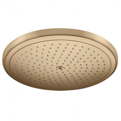 Верхний душ Hansgrohe Croma 26220140 280, 28 х 28 см, 1 режим струи, без держателя, бронза шлифованная 26220140