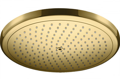 Верхний душ Hansgrohe Croma 26220990 280 Air, 28 х 28 см, 1 режим струи, без держателя, золото полированное 26220990