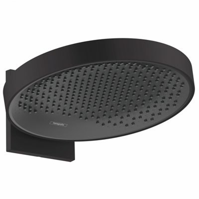 Верхний душ Hansgrohe Rainfinity 26230670, 36 х 36 см, 1 режим струи, с держателем, чёрный матовый 26230670