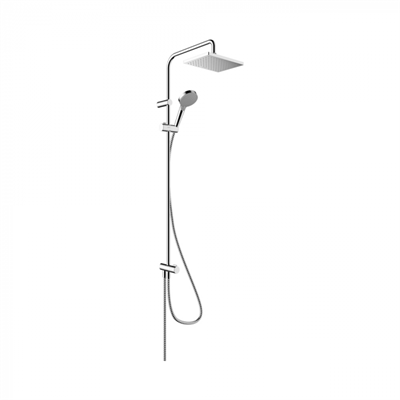 Душевой гарнитур Hansgrohe Vernis Shape Shape Showerpipe 230 1jet Reno, корпус хром, лицевая часть хром 26282000, 2 режима струи 26282000