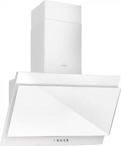 Каминная вытяжка Elikor Сапфир 60П-430-К3Д белый/белое стекло 266402