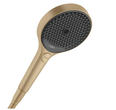 Ручной душ Hansgrohe Rainfinity 130 26864140, 3 типа струи, шлифованная бронза 26864140