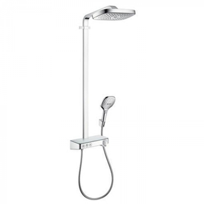 Душевая система Hansgrohe Raindance Select E 27127000 Showerpipe 300 3 jet термостатическая, хром 27127000