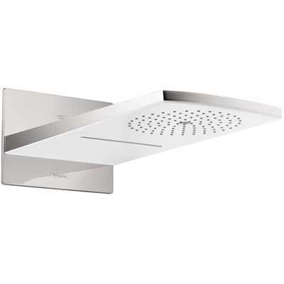 Верхний душ Hansgrohe Raindance Rainfal 180 2jet 28433400, белый/хром 28433400