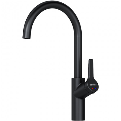 Смеситель Damixa Eclipse 310720300 для кухонной мойки, черный матовый 310720300