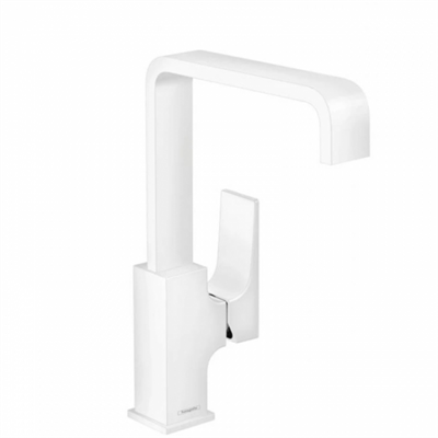 Смеситель Hansgrohe Metropol 32511700 для раковины, белый матовый 32511700
