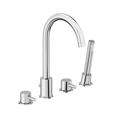 Смеситель Damixa Scandinavian Pure 360400000 на борт ванны, цвет хром 360400000