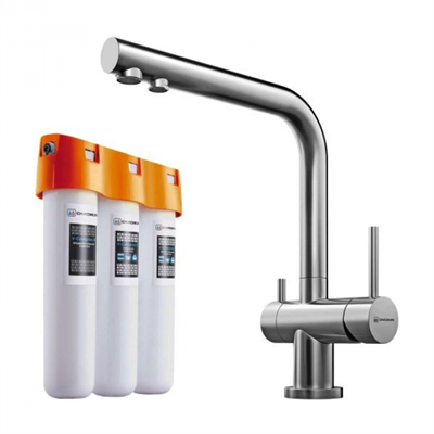 Смеситель для кухни Omoikiri Nagano-BN + Pure drop Lite 4011.8028