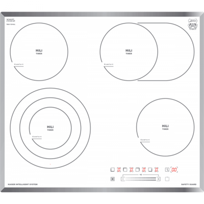 Встраиваемая электрическая варочная панель Kaiser KCT 6715 FW 4032495081147