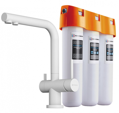 Комплект Omoikiri Nagano-WH-P + Pure drop Lite 4054.8028P 4054.8028p