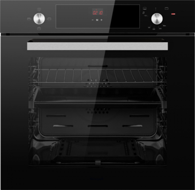 Газовый духовой шкаф Weissgauff WGO 706 D Black Glass 433190