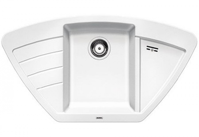 Blanco Zia 9E, мойка, гранит, белый 514758